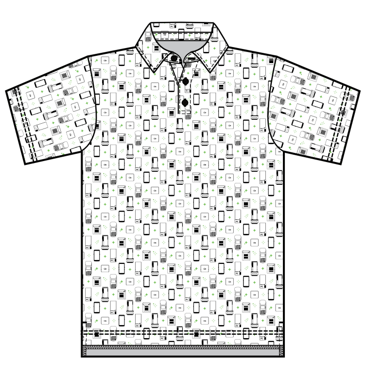 Custom Polo w/ Terminal Design (VizyPay Conference Polos)
