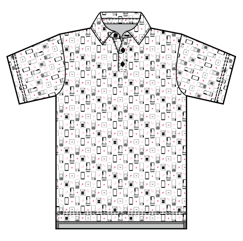 Custom Polo w/ Terminal Design (VizyPay Conference Polos)