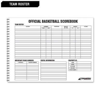 Basketball Scorebook