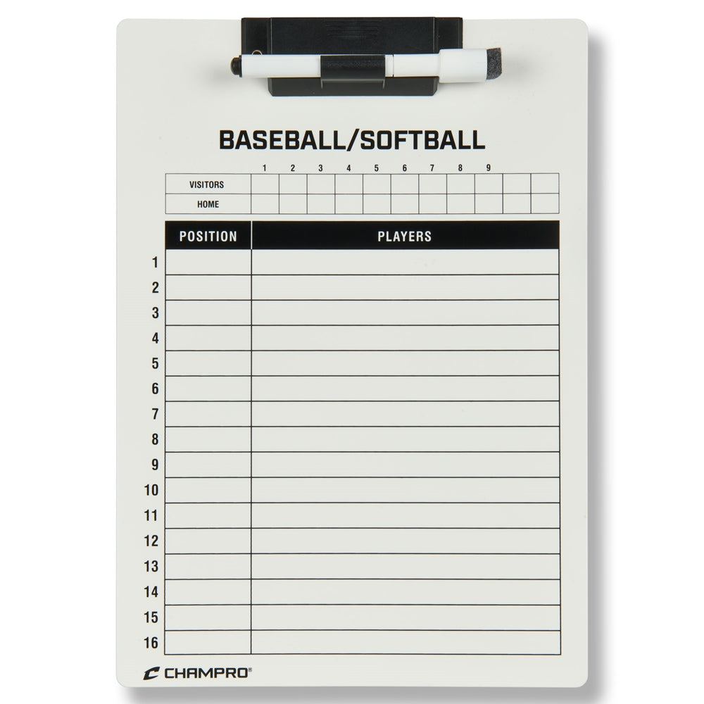 Baseball / Softball Coach's Board 9" x 12"