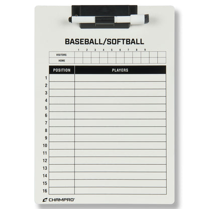 Baseball / Softball Coach's Board 9" x 12"