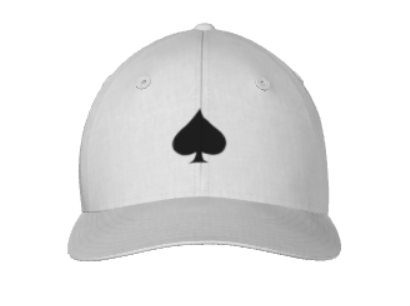 **Limited Fitted White Aces Hat