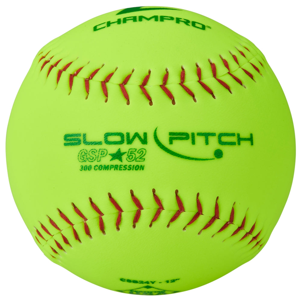 ASA/USA Softball 12" Slow Pitch - Durahide Cover .52 COR