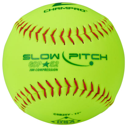 ASA/USA Softball 11" Slow Pitch - Durahide Cover .52 COR