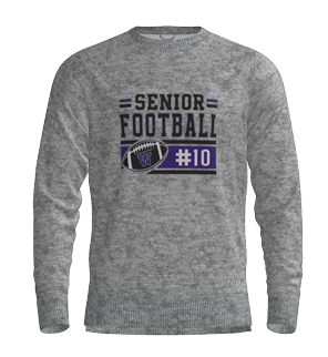 Waukee Senior Football Crewneck Sweatshirt