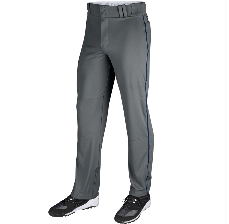 Triple Crown Open Bottom Baseball Pant With Piping- Youth