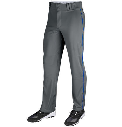 Triple Crown Open Bottom Baseball Pant With Piping -Adult