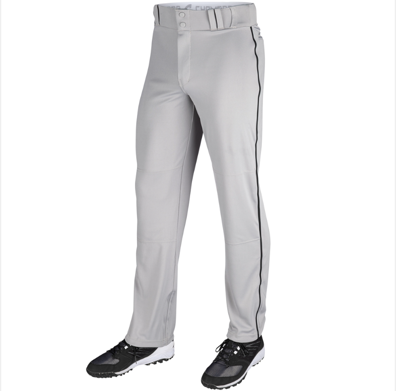 Triple Crown Open Bottom Baseball Pant With Piping- Youth